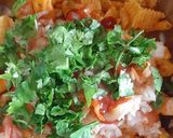 A picture of step 3 of Kurkure chips bhel.