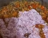 A picture of step 3 of Keema Bhari Hari Mirch...