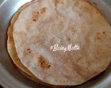 A picture of step 1 of Ghee Roasted Crisp Rotis.