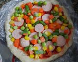 Hình bước làm 2 của món Pizza phô mai