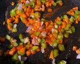 A picture of step 4 of Veg Burritos.