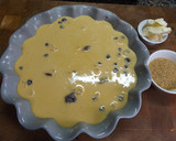 Foto del paso 3 de la receta: Pastel súper fácil de ciruelas rojas y arándanos