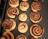 Une image de l'étape 6 de Brioches roulées chocolat et beurre de cacahuètes.