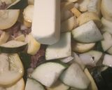 A picture of step 2 of Summer Squash, Sausage, and Onions.