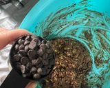 A picture of step 4 of Cocoa peanut butter energy balls.