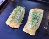 Une image de l'étape 5 de Dos de cabillaud marinade et romarin frais à la plancha.
