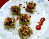 A picture of step 2 of Biscuit Bhel.