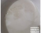 Foto langkah ke 9 dari resep Chocolate Pudding With Vla.