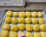 A picture of step 1 of Piñitas (Sweet Milk Bread Rolls).