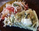 Foto del paso 13 de la receta: Tarta de pollo, zapallito y cebollas