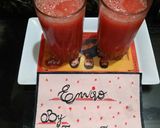 A picture of step 3 of Water melon Punch😃😃.