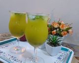 A picture of step 4 of Raw mango squash.
