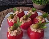 Foto del paso 2 de la receta: TOMATES RELLENOS LIGHT ❤️