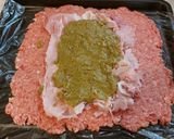 Foto del passaggio 4 della ricetta Polpettone al Pistacchio (ricetta anche per Bimby) con contorno di funghi e piselli