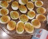 A picture of step 7 of Avocado Deviled Eggs.