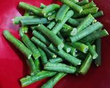 Foto langkah ke 1 dari resep Tumis Kacang Panjang + Tempe Kecap.