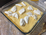 Cuadraditos de polenta con queso