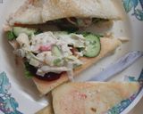 A picture of step 2 of Chicken club sandwiches.