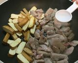 豆乾炒肉片的食譜步驟4照片