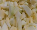 A picture of step 1 of Kairi salad.