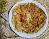 Gambar langkah 3 resipi Telur Dadar Gebu.