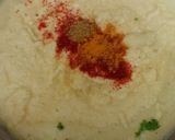 A picture of step 1 of Mungdal pakoda.