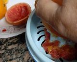 A picture of step 2 of Freash grape fruit juice simple.