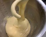 A picture of step 2 of Spelt Butterkuchen (German yeasted butter cake).