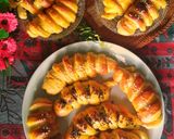 Foto langkah ke 4 dari resep Roti Manis Pisang Coklat.