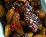 Foto langkah ke 6 dari resep Balado Daging Sapi Kentang.