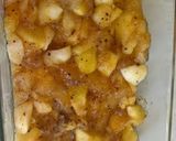 A picture of step 3 of Apple crumbs.