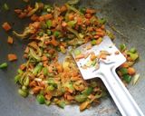 A picture of step 1 of Veg hakka noodles.