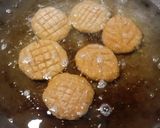 A picture of step 6 of Thekua (with Poppy seeds).