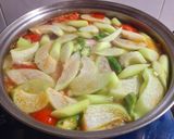 Hình bước làm 3 của món Canh chua cá đổng