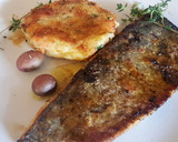 Foto del paso 6 de la receta: Trucha con tortitas de camarón y vegetales