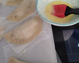 Foto del paso 3 de la receta: Empanadillas de espinacas, requesón y stilton en la freidora de aire