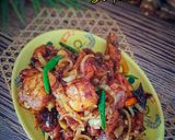 Gambar langkah 5 resipi Ayam Goreng Kicap Sos Tiram.