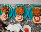 Foto del paso 4 de la receta: Hamburguesa con corona de papas #entredospanes