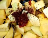 Hình bước làm 6 của món Tai heo phá lấu và xoài xanh lắc