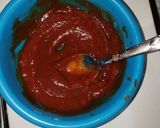 A picture of step 5 of BBQ Meatloaf.