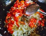 A picture of step 5 of Black chick peas chaat.