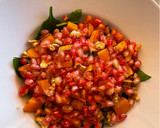 Foto del paso 2 de la receta: Ensalada de lentejas, espinacas, calabaza, granada, cebolla morada y huevo duro