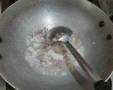 A picture of step 1 of Aloo chana masala.