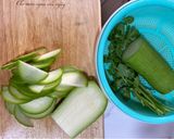 Hình bước làm 2 của món Canh Bí Xanh Nấu Tôm
