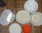 Foto del paso 1 de la receta: Panna cotta de coco con cuolis de fresa
