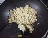 A picture of step 4 of Thandai Modak.