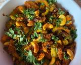Kaju, karela batetanu shakCashews, Bittergourd and potato curry recipe step 5 photo
