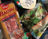 Hình bước làm 1 của món Bánh mì kẹp cho buổi sáng (nấm,trứng,thịt xông khói,đậu)
