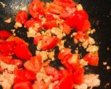 A picture of step 1 of Tomato basil rigatoni.