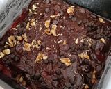 Foto del paso 10 de la receta: Brownie de mermelada de fresas y pepitas de chocolate (sin gluten)